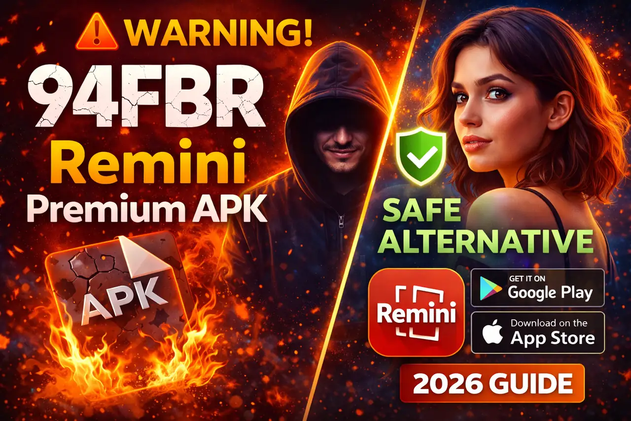 94FBR Remini Premium APK warning and safe alternative guide 2026