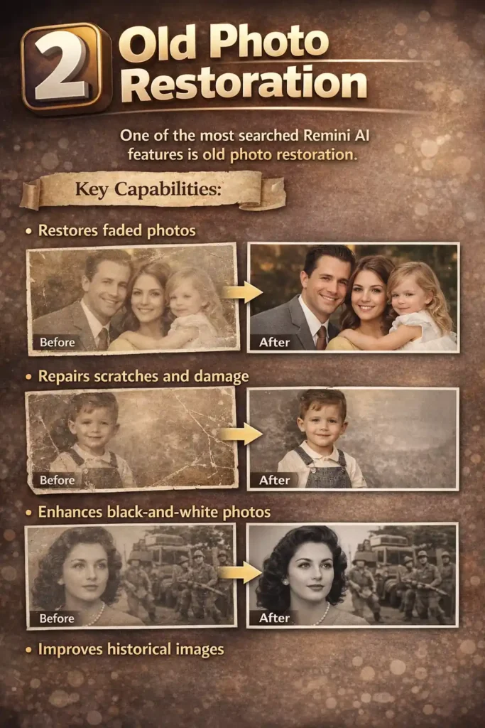 Old Photo Restoratio remini ai 2026