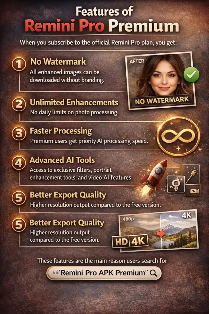 Remini Pro MOD APK 3.7.1277.202519515 remini Premium 2026
