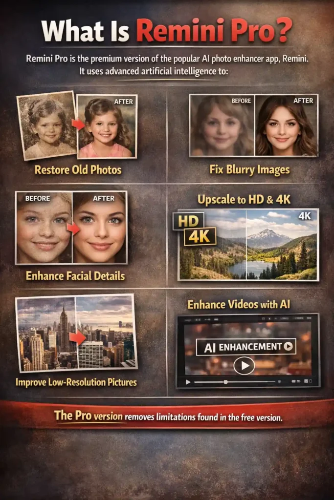 Remini Mod Apk V3.9.5 - 2026 Download Pro Unlocked Latest