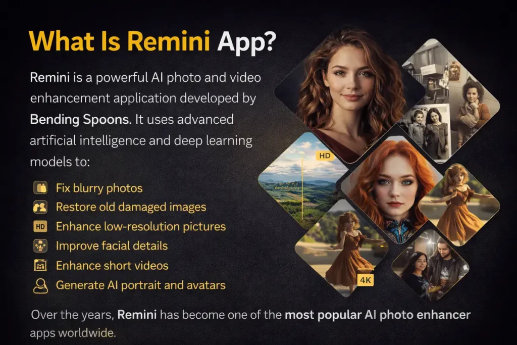 Remini App 2026 – AI Photo Enhancer 2026