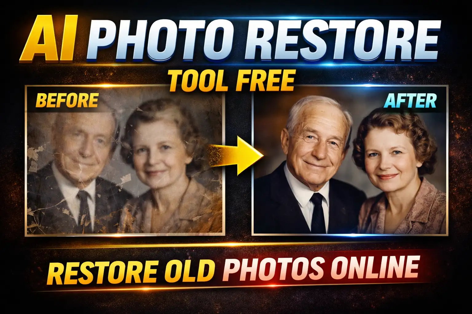 AI Photo Restore Tool Free 2026